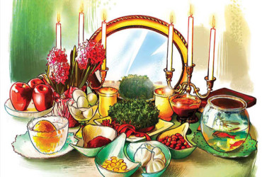 Nowruz 1404 and Eid al-Fitr celebration